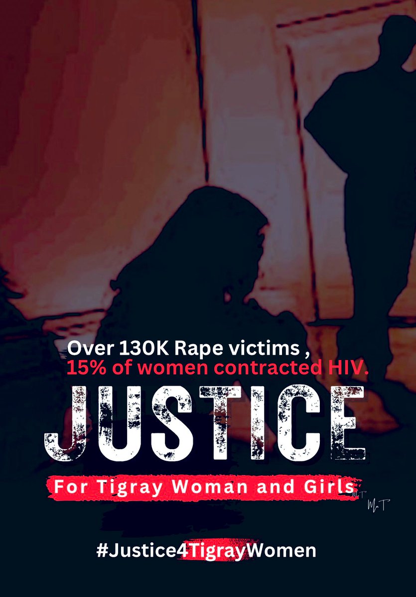 The toll of violence against Tigrayan women is unimaginable. Now, over 130K rape victims in #Tigray grapple with the added tragedy of HIV infection.
@unwomenEU @endrapeinwar @UN_HRC @unwomenchief @mukeshkapila @Sally_Keeble @DavidAltonHL @BradSherman @_AfricanUnion @UNHumanRights