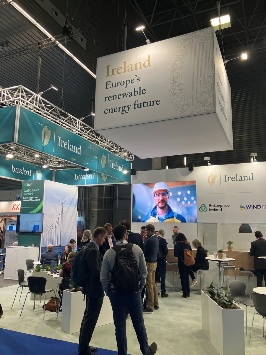 Our offshore wind taskforce is at #WindEurope2024 to show how Ireland can be Europe’s renewable energy future #WindPowerIRL 
Highlights:  

Offshore Wind Industrial Strategy -
@DeptEnterprise

Future Framework for Offshore Energy -
@Dept_ECC

Offshore Tech Road Map -
@SEAI_ie