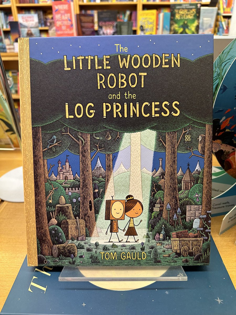 For a limited time, you can order signed and personalised copies of @tomgauld’s wonderful The Little Wooden Robot and The Log Princess. Order now for early April 🪵 childrensbookshoplondon.com/product-page/t…