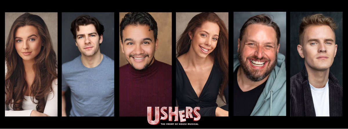 Say hello to our super stagey cast 👋 Who are ready to welcome you all to the @TheOtherPalace next month! Grab tickets at theotherpalace.co.uk/ushers-musical/