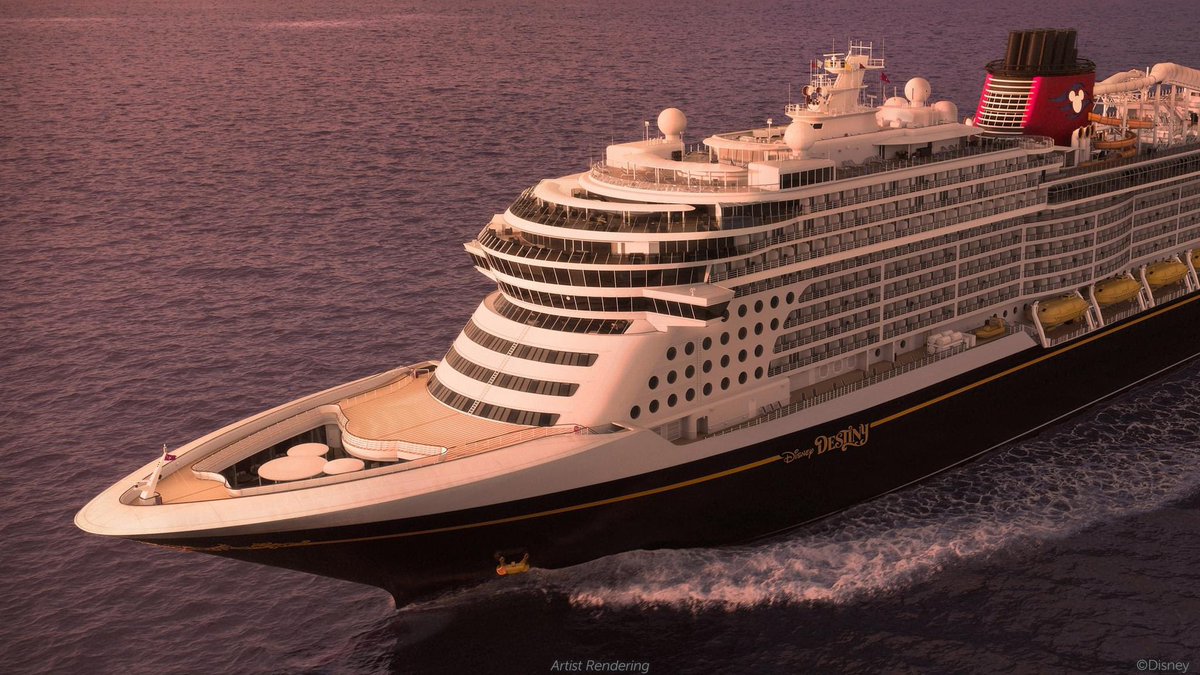 DCL_CRUISE_NERD's tweet image. Disney Parks just announced the name of the next ship in the Wish Class; The Disney Destiny. Will be delivered by the end of 2025