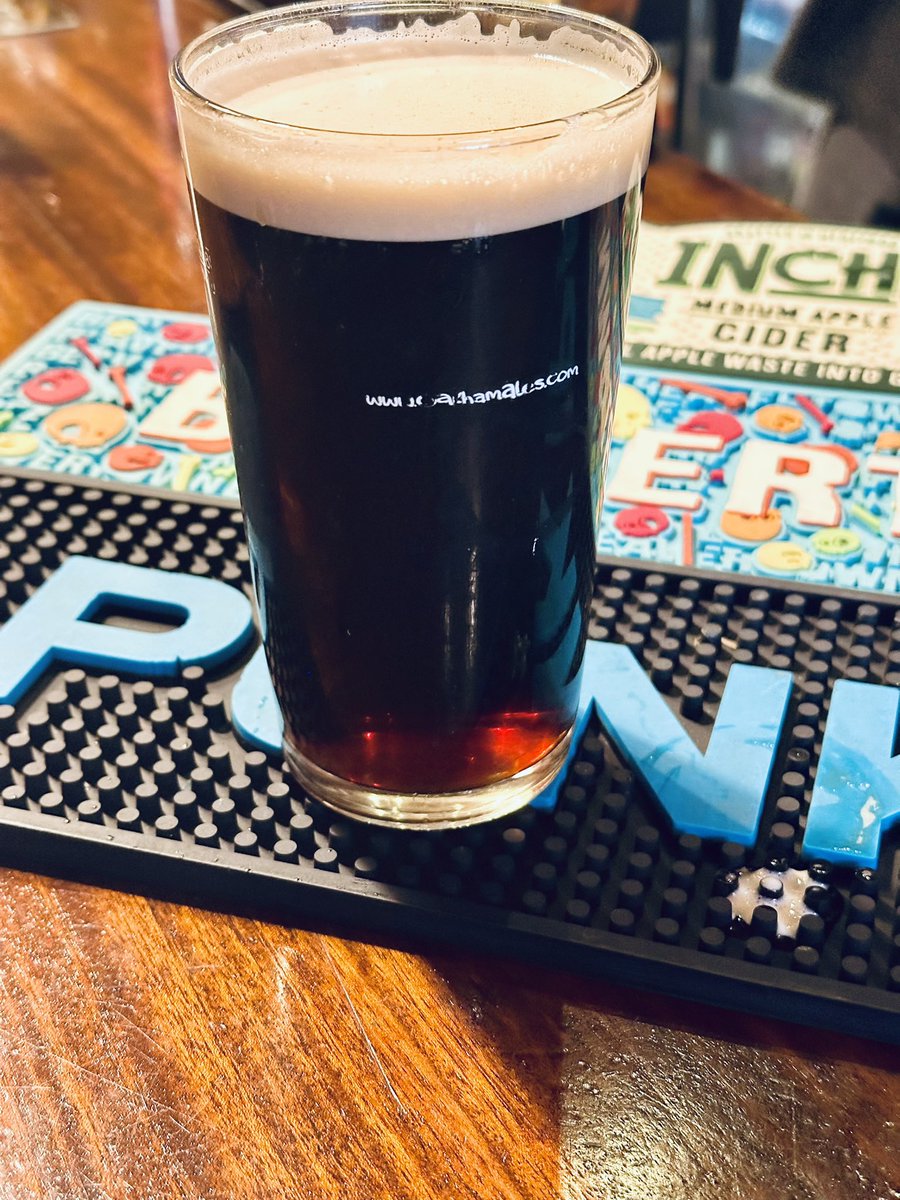 Beautiful pint of <a href="/batemansbrewery/">Batemans Brewery</a> Dark Mild, been a few years since I had a pint but making the most of it now I live in Lincoln 👌👌 cheers 👍🍺🍺