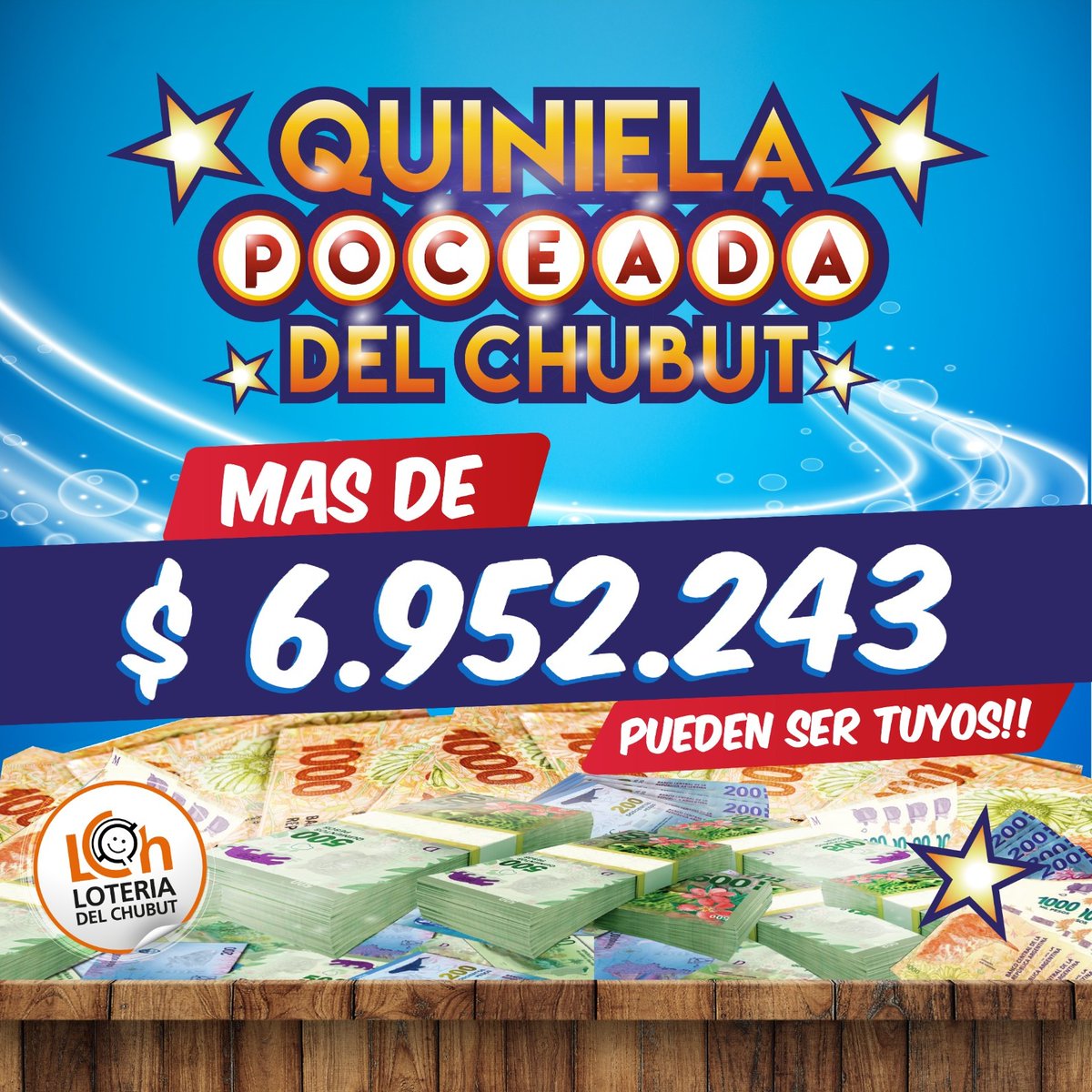 IAS_Chubut's tweet image. 📌La Quiniela Poceada sigue vacante‼️
Hoy🙌 partir de las 21.00 HS.
podes convertirte en millonario💸💸💸💸💸💸💸💸💸💸 más de 
$ 6.952.243 en juego‼️
💰 💰 💰 💰 💰 💰 💰 💰
Acercate a tu agencia amiga🫶
 Y jugá tu números favoritos 🤞🍀