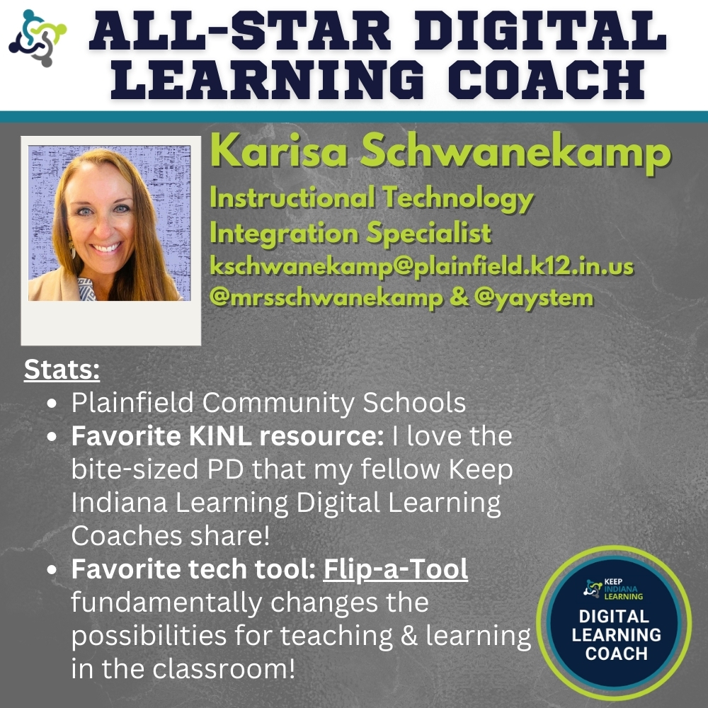 KeepINLearning's tweet image. Our #VirtuallyDifferent Digital Learning Coaches are All Stars! They support educators in their local districts as well as across the state. We appreciate all they do to support learning for students and educators! @MrsSchwanekamp