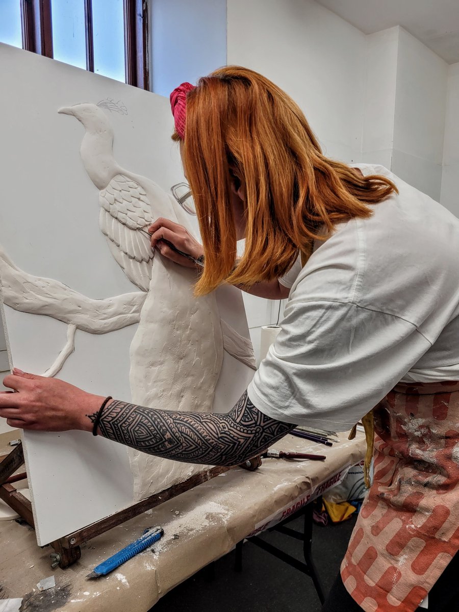 ⭐️Due to popular demand India Allin (Studio Delma) will be re-running her fantastic 'Sculptural Plasterwork Short Course'⭐️ Four part course: 18th May 10am – 4pm, 1st, 8th June 10am – 2pm, & 15th June 10am – 3pm £165 | Jubilee Stores, Newport Harbour quayarts.org/event/sculptur…