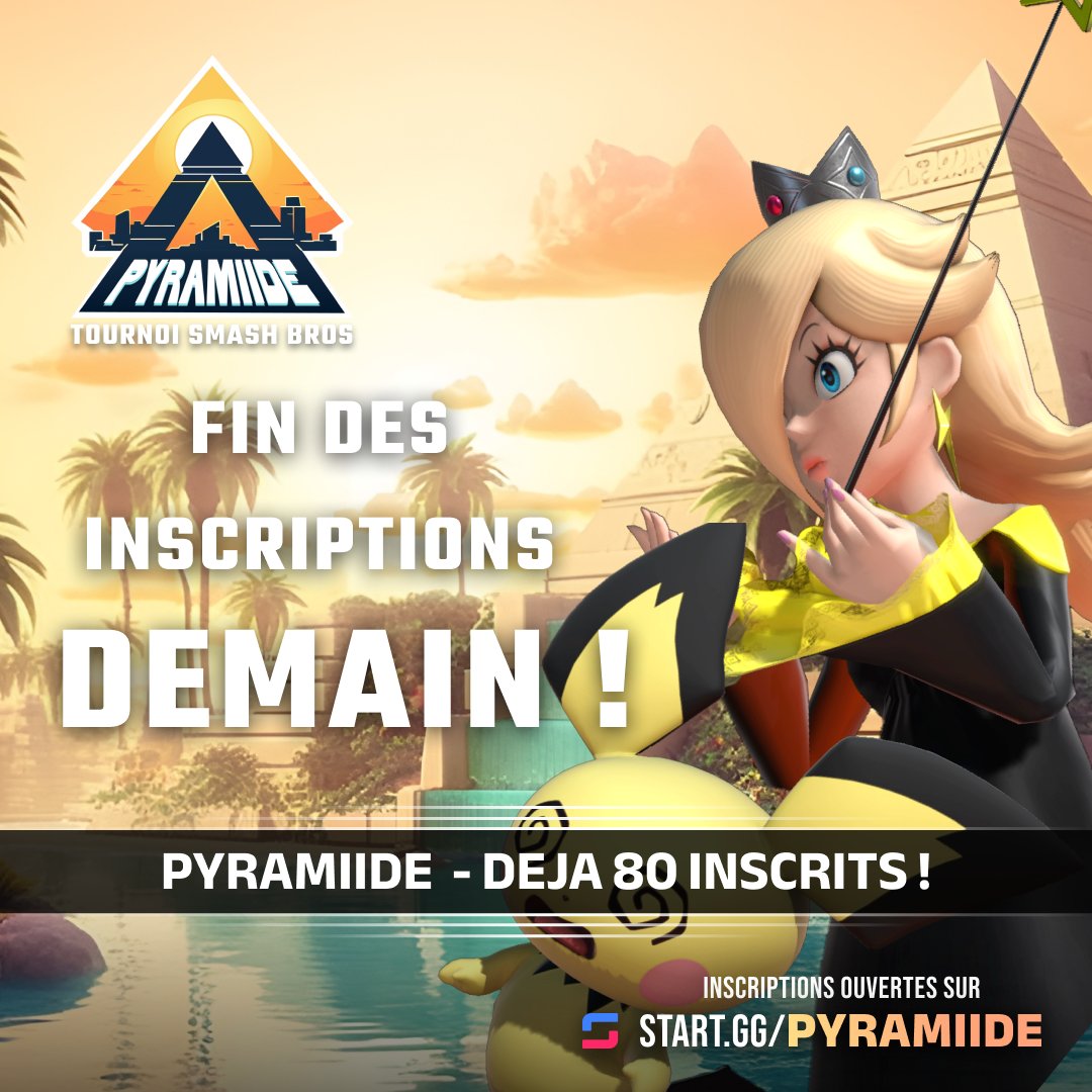 [PYRAMIIDE#2 - DERNIERE GROSSE ANNONCE]

La Pyramiide#2 arrive à grands pas et je rappelle que les inscriptions se terminent DEMAIN SOIR !

Le seeding commencera Vendredi, si vous voulez éviter un teamkill prévenez-moi en avance !

Lien du bracket dessous !