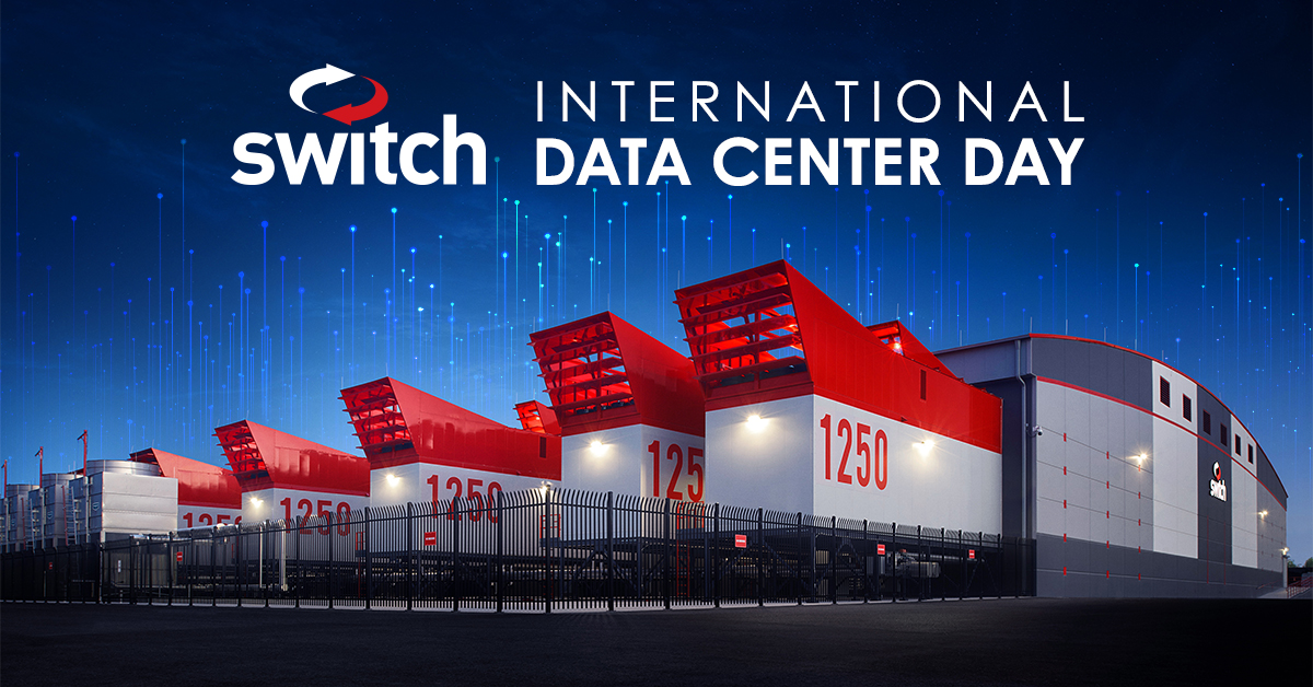 Today we are celebrating #IntlDataCenterDay 2024! Visit our website to learn why @Switch is the recognized world leader in #DataCenter design, development and mission-critical operations: bit.ly/4aluMLq