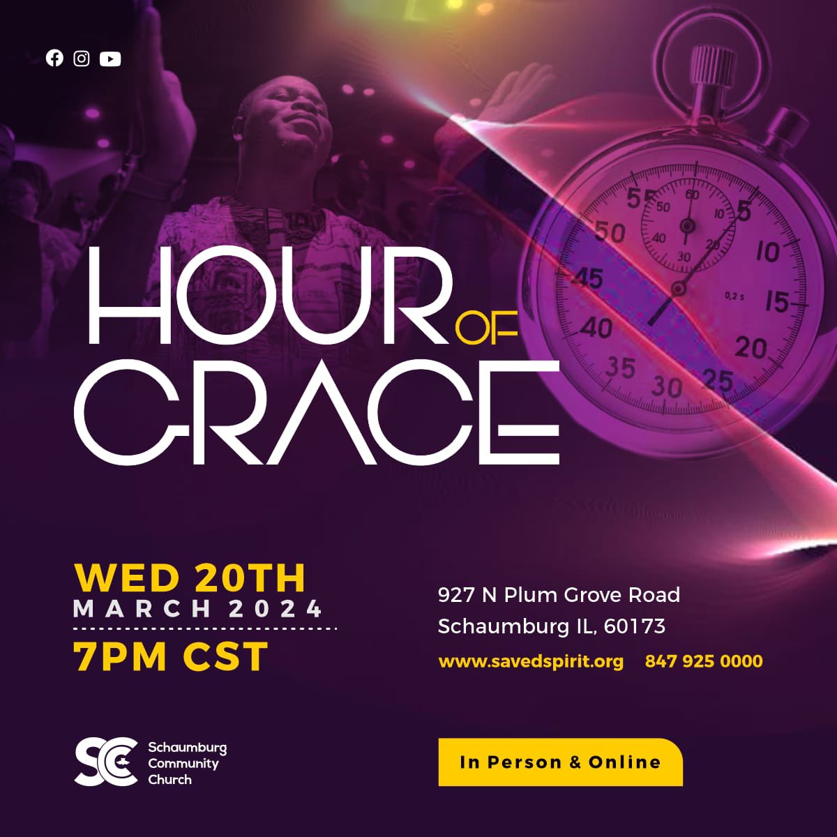 RCCGSCC's tweet photo. Don't miss out on this opportunity to recharge your spirit in the presence of God. 

Please share this flyer to invite someone to our Hour of Grace.

#SCC #SchaumburgCommunityChurch #ChurchInSchamburg #ChurchInIllinois #Chicago #HourOfGrace #WednesdayService https://t.co/tVuSwb5Edk