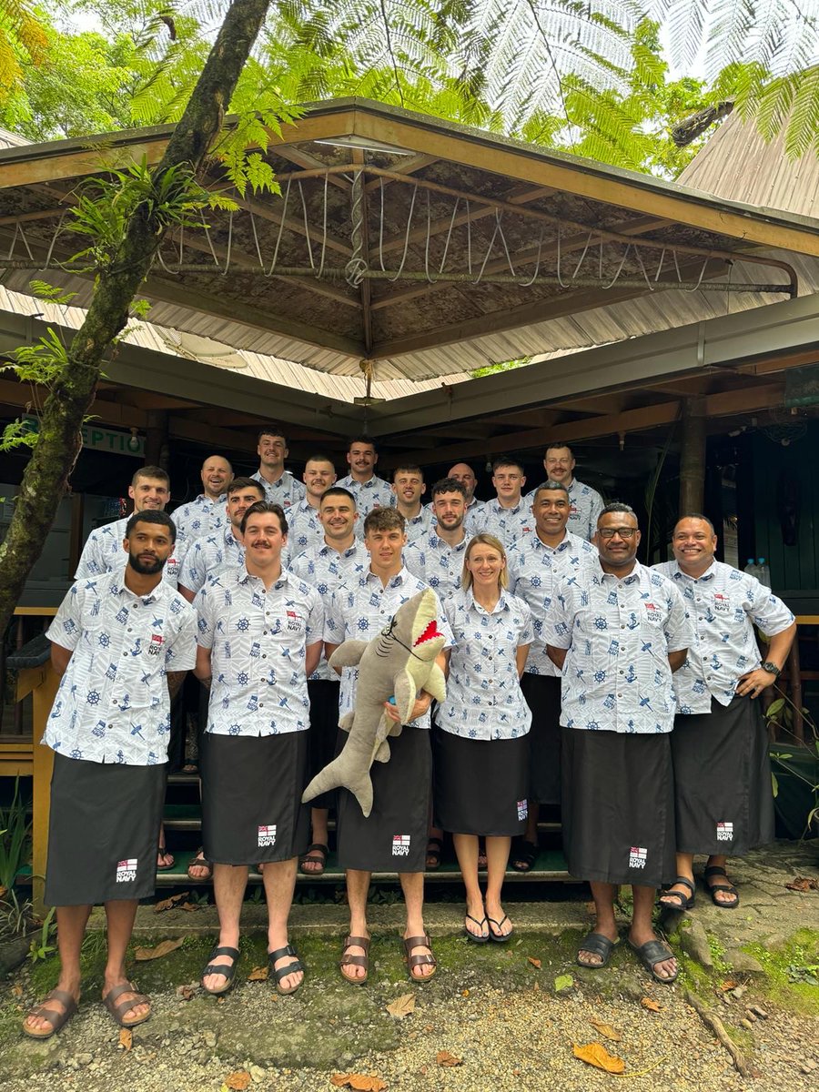 OMK Ben Callard (2006-2022, top row second right and holding shark) is currently in Fiji representing the Royal Navy Rugby 7s team in the Fiji Bitter Marist 7s tournament. Ben is the youngest member of the squad and what an experience for him!  #itstheclimb #mountkellyalum