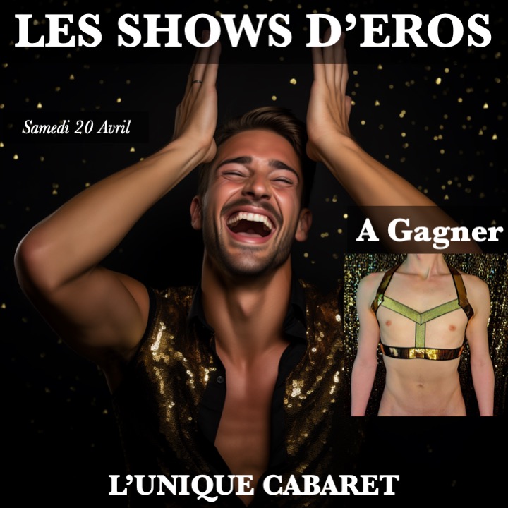 Prochain spectacle dans 1 mois 
Et n'oublie pas le jeu concours pour gagner un harnais doré très Shows d'Eros

Infos : lesshowsderos.com
Résa : ypl.me/uQW

Avec <a href="/Cam4FR/">Cam4 France</a> <a href="/goneradio/">G ONE RADIO</a> @jocklife_ et New Millenium Paris