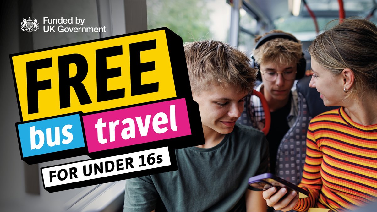 Be kinder to your wallet and the environment this Easter! Under 16s can travel for free on bus journeys in Leicestershire from 23 March to 7 April. 🚍 🚏 Visit the Choose How You Move website for further details on your specific journey #LeicsGetTheBus choosehowyoumove.co.uk/free-child-and…