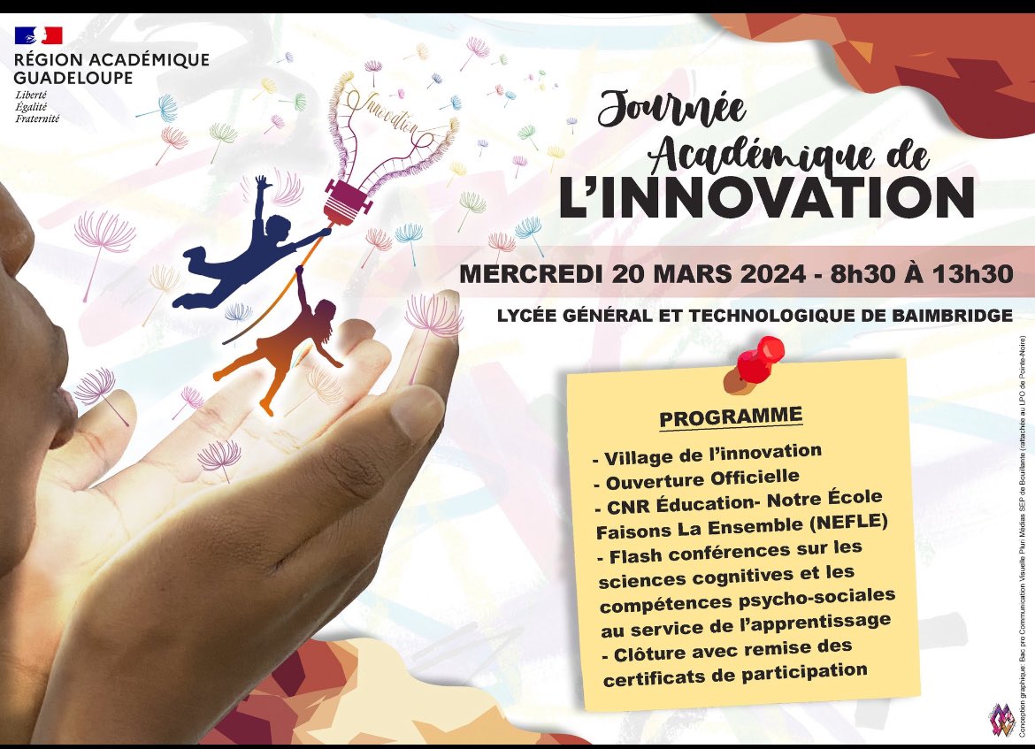 Notre collège participe à la Journée Académique de l’Innovation afin de présenter le projet coopératif « Écoutons-nous, parlons-nous…Respectons nous ».