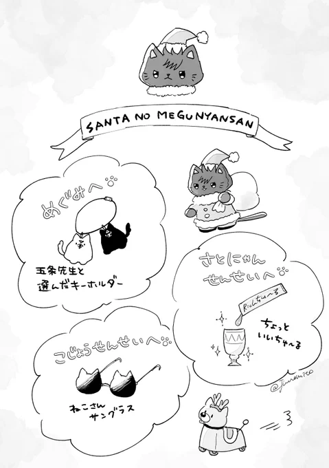 サンタめぐにゃんさんからのおくりものリスト🐱🎅 