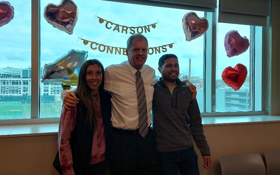 CarsonLabOSU's tweet image. On Monday, the Carson Lab celebrated our first ever Carson Connections! Last week, grad students Emmy and Himanshu, who met in the Carson Lab, got engaged. We are very excited for them and wish them many congratulations! #CarsonConnections