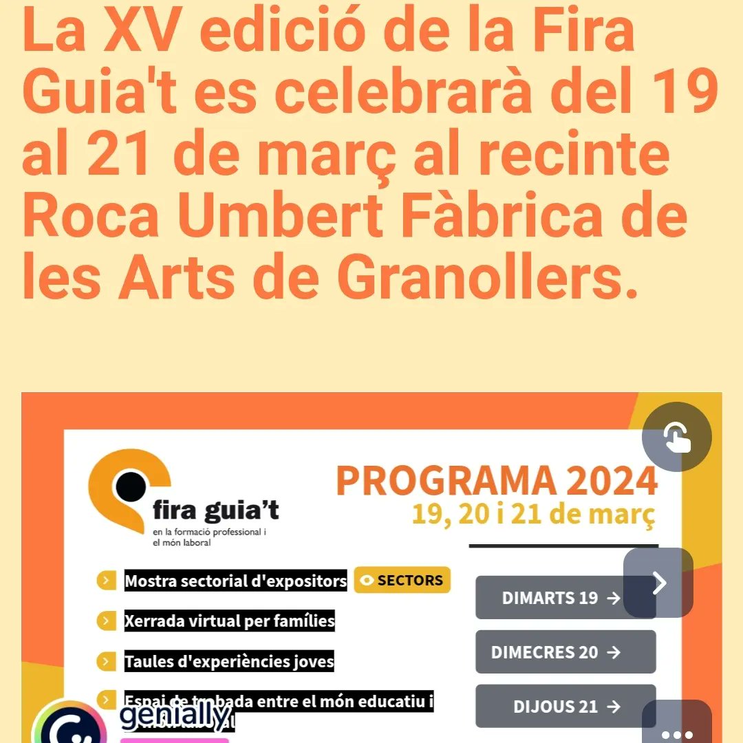 afa_vil's tweet photo. Fira Guia't - Info sobre l'oferta de formació professional a la comarca https://t.co/9w0DJdbljo