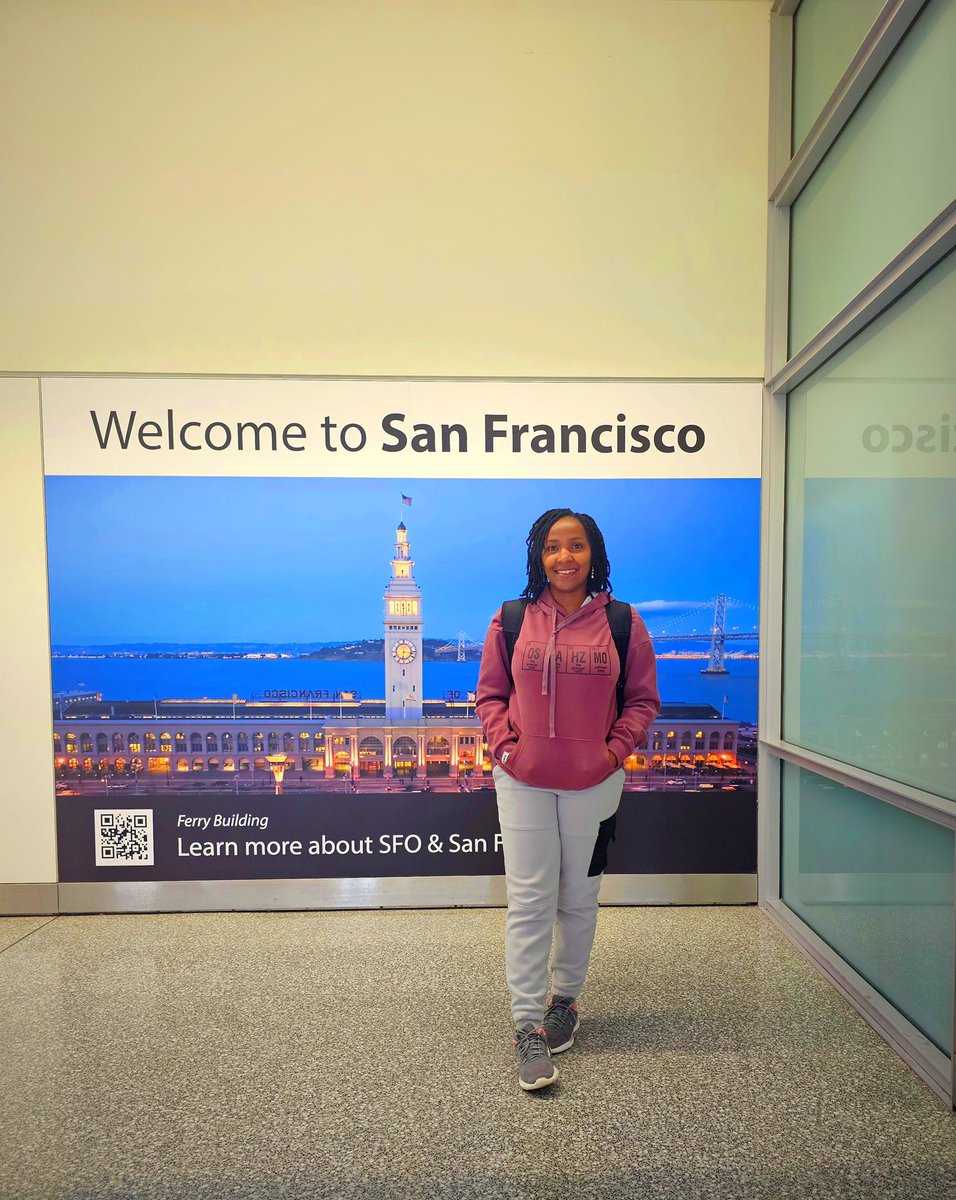 lizwathuti's tweet photo. Touchdown in San Francisco, California 🇺🇸after a lengthy journey! God is great. 🙏🏾 Excited for a week packed with opportunities, networking and exciting ventures in Silicon Valley. Open to connecting during my stay. #HelloCalifornia ❤️ https://t.co/qmuJRKaiII