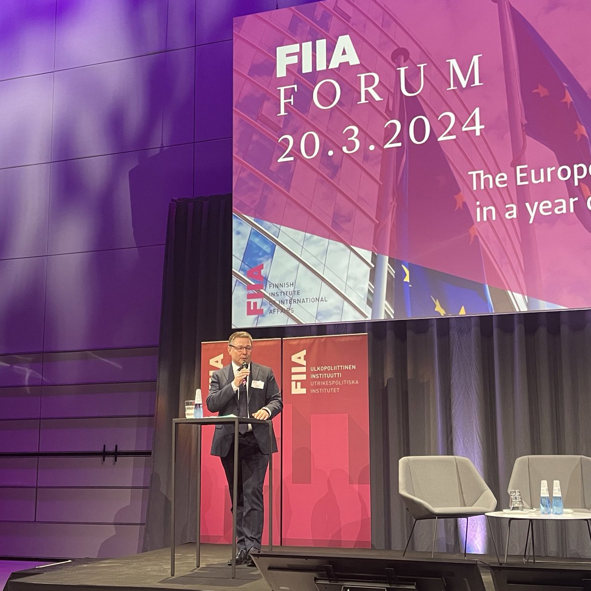 It’s a wrap! 

The closing remarks by FIIA’s Programme Director @JuhaJokela1 conclude the #FIIAForum2024. 🇪🇺

Thank you to all the excellent speakers and the audience!