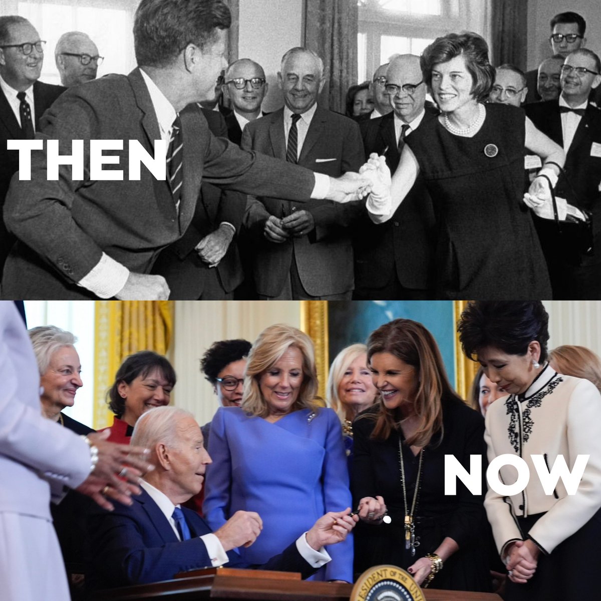 It’s funny how life has a way of repeating itself. This top photo was taken on October 24, 1963 when my uncle, President Kennedy handed my mother, Eunice Kennedy Shriver the signing pen after signing the Child and Mental Health Bill into law. My mother was a staunch advocate for…