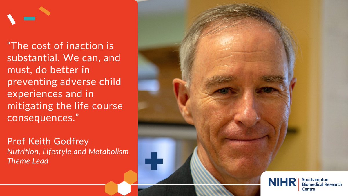 Experts are calling for a population-wide strategy to reduce damaging childhood experiences. Our BRC's @KeithMGodfrey contributed to the new report published by a cross-party parliamentary group. He warns the 'cost of inaction is substantial'. ⚠️📢 southamptonbrc.nihr.ac.uk/post/urgent-ac…