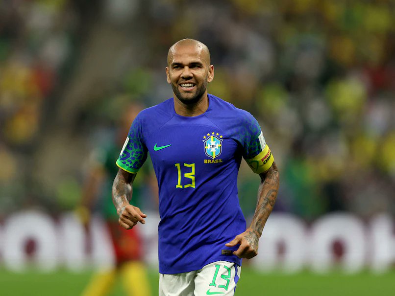 NDTV Sports on X: Convicted Of Rape, Ex-Brazil Star Dani Alves Freed On  Bail For 1 Million Euros #DaniAlves    / X