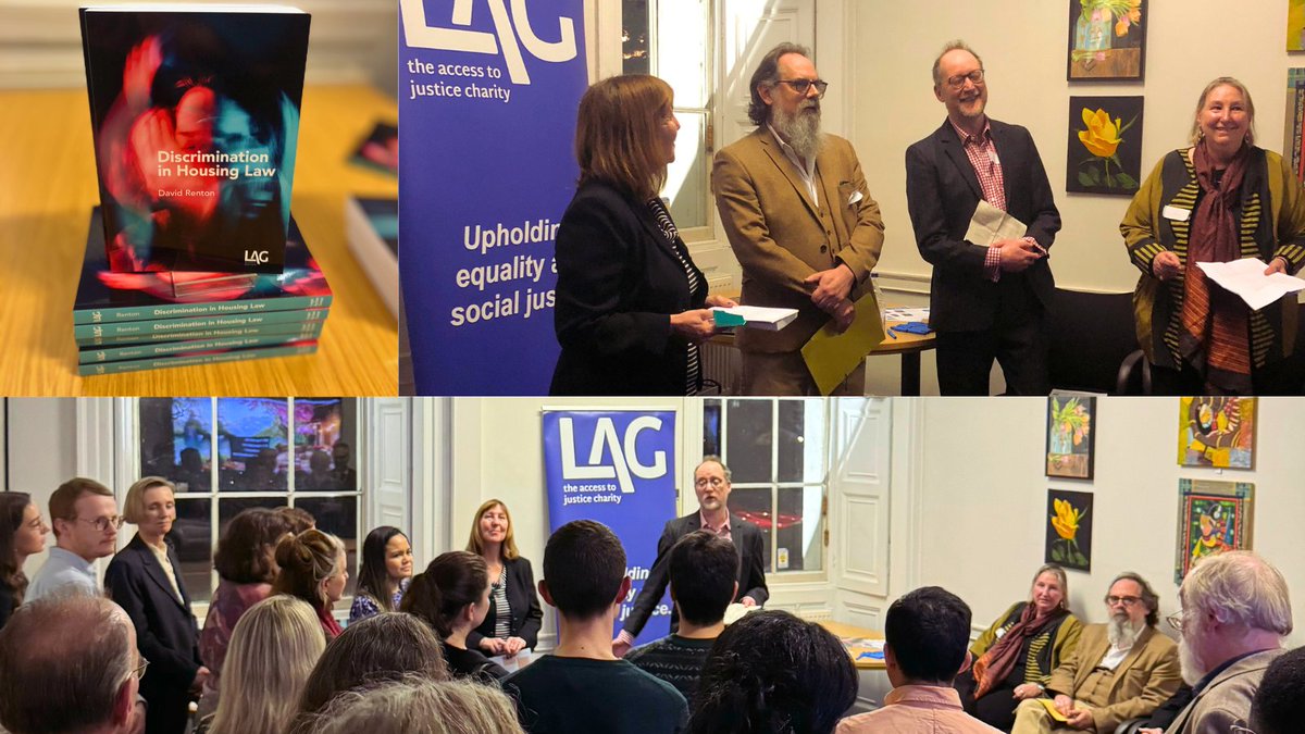 🏠📖 Yesterday, we were delighted to host the book launch of 'Discrimination in #HousingLaw' by our David Renton with Legal Action Group at Garden Court. We heard from LAG's Sue James, Simon Mullings of HLPA & our Liz Davies KC. Order your copy here 🔽 lnkd.in/e_RhmM2V
