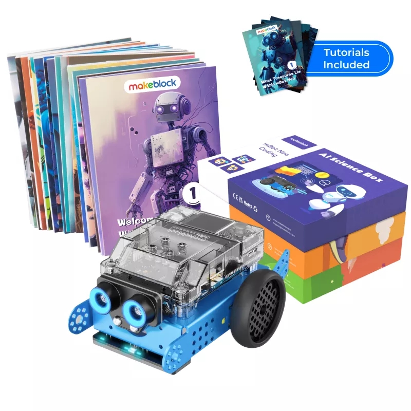 Can kids really learn coding through play? Absolutely! With the mBot Neo Coding Project Boxes, children can explore the world of programming and robotics while enjoying hands-on activities. Learn more: bit.ly/3PjwtRr #Makeblock #mBotNeo #CodingForKids #STEAMEducation
