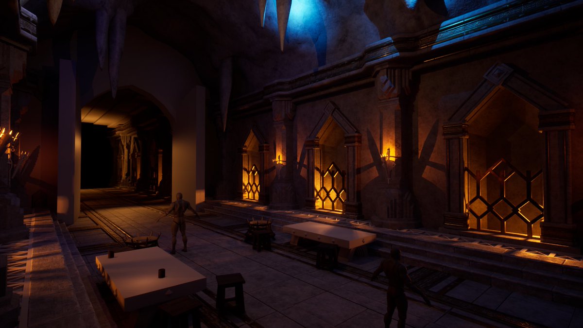 Jibb_Gameart's tweet image. Week 2 of progress for our @BeyondExtent team challenge! Lots of progress has been made after our meeting with Adam! Up next is finishing up the UVs and bakes for the railings, and then onto some rocks for the ceiling!

#3dart #3denvironment #dwarven #art #realism