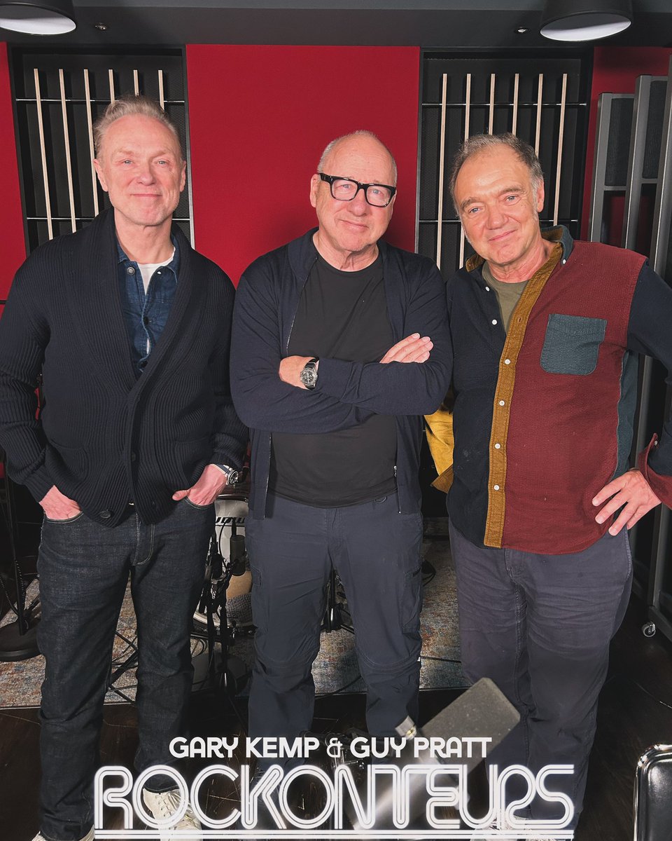 Sunday on Rockonteurs we are joined by @MarkKnopfler - don’t miss a brand new episode with @garyjkemp and @guypratt