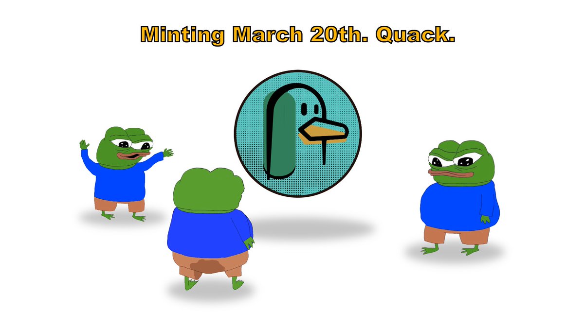 Mithical (@mithical_xyz) on Twitter photo Gm Samis
๐ธ A snapshot has been taken by our dear duck friends at <a href="/Quack_Capital/">Autistic Waterfowl Venture Capital</a>, whitelisting ALL Mithical holders for their upcoming NFT launch!
โ๏ธ Actions Required:
- Join their Discord server: discord.gg/rPkKhbDq
- Mint their NFTs!
When?
TODAY
Find all the Gm Samis
๐ธ A snapshot has been taken by our dear duck friends at <a href="/Quack_Capital/">Autistic Waterfowl Venture Capital</a>, whitelisting ALL Mithical holders for their upcoming NFT launch!
โ๏ธ Actions Required:
- Join their Discord server: discord.gg/rPkKhbDq
- Mint their NFTs!
When?
TODAY
Find all the