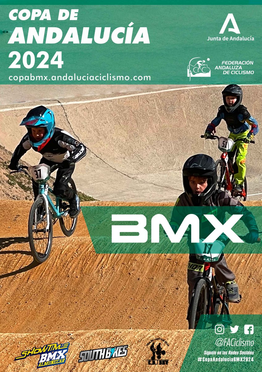 🔊Mañana, a partir de las 11 horas, abrimos inscripciones para la segunda cita de la #CopaAndalucíaBMX2024👉#Padul

📆13 de abril
✍👇
andaluciaciclismo.com/index.php/smar…