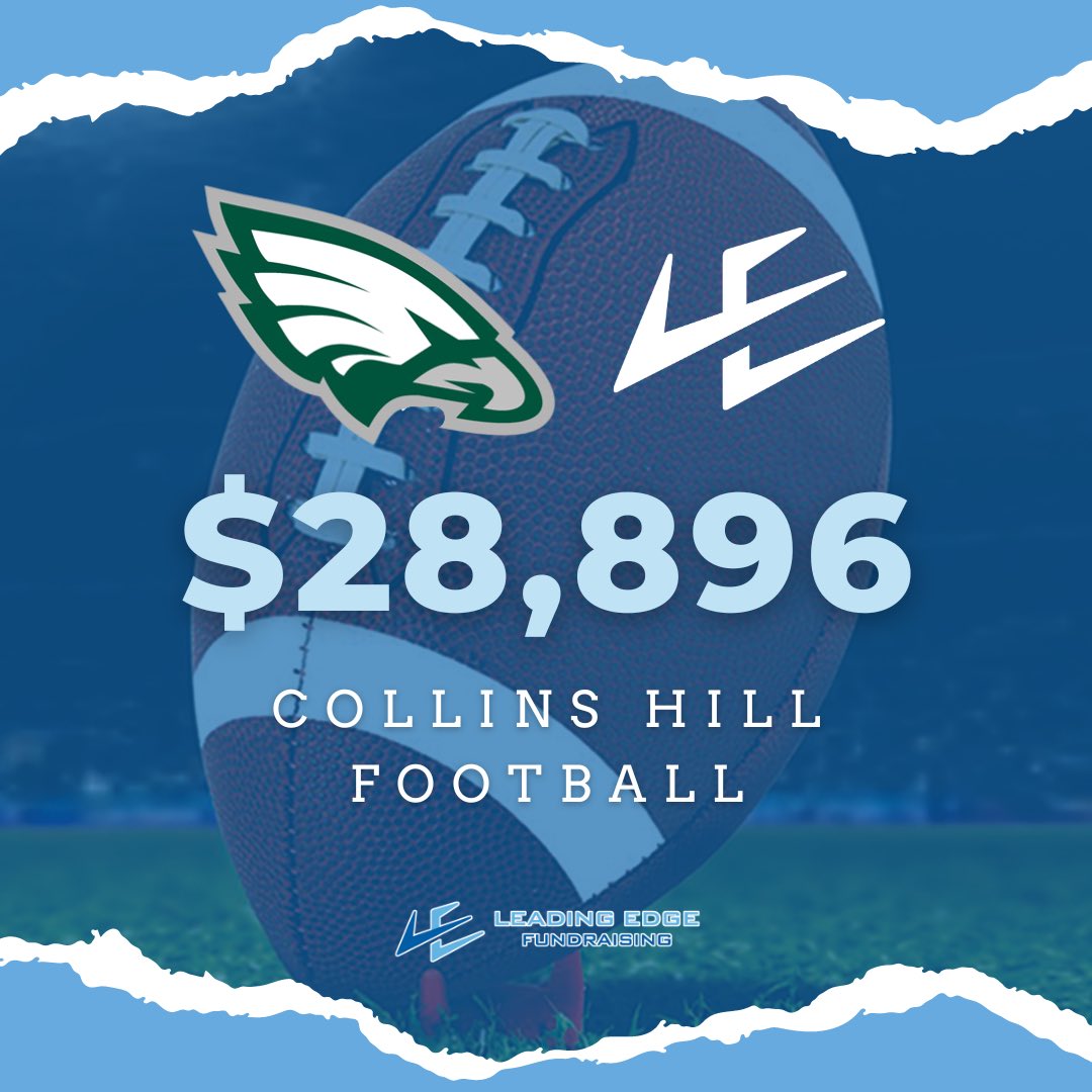 🚨FINAL🚨 S/O to @SwickONE8 & @CollinsHillFB for crushing their @LaunchFundrais1 Donation Campaign! Together we were able to help them combine 2 fundraisers & raise more! Thank you Collins Hill Community for supporting these great players! Can’t wait for July to help out again!