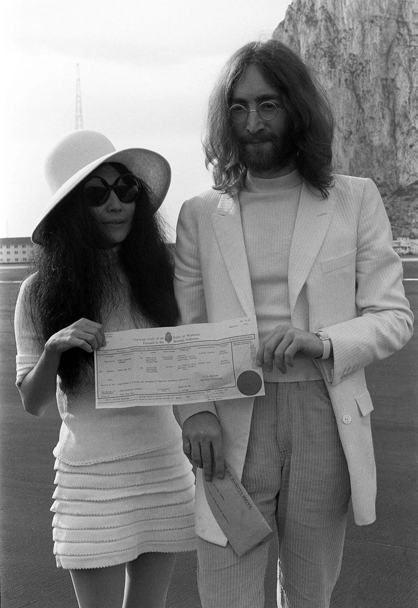 Today in 1969, John Lennon and Yoko Ono married