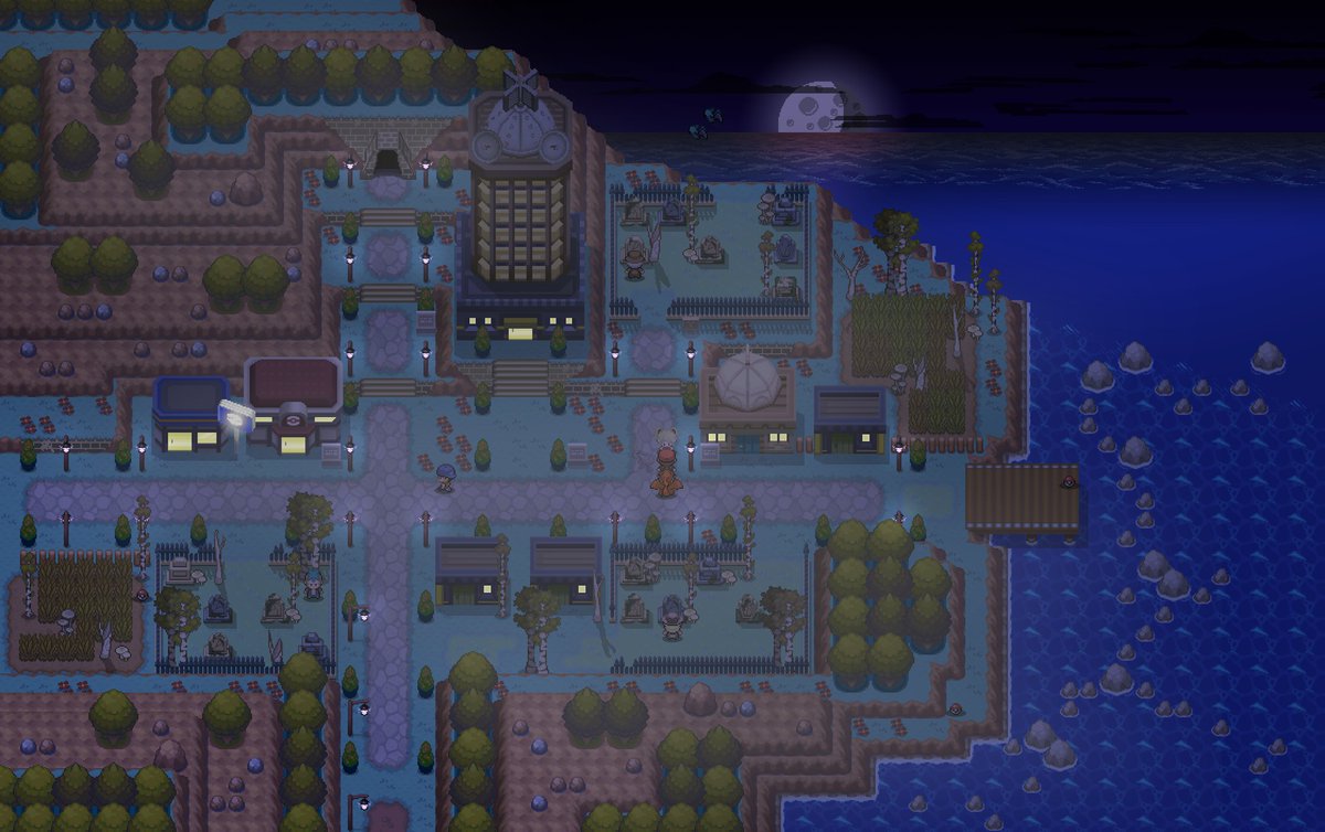 Reds_Chronicles's tweet image. Bienvenue à Lavanville !
Ici, la nuit ne se termine jamais vraiment... !

#PSDK #fangame