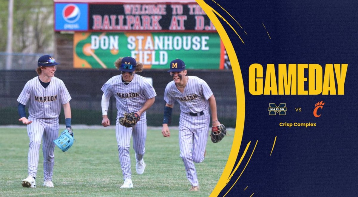 Home opener today at 4:30 against ⁦@LionBaseball1⁩