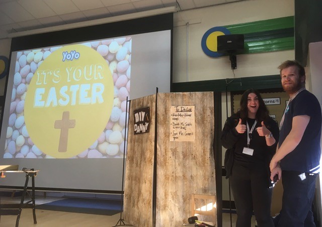 Over the last 3 weeks the YoYo team have shared their excitment about Easter in 45 Primary Schools, through the story of DIY Danny and his friend and a very catchy action song!