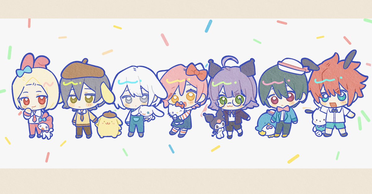 caocao_oclove's tweet image. #ユニヴェール美術部
～🍧🍡🍦🍨🍰🧁🍭🍬