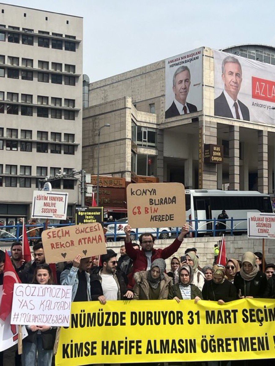 Kimse bizi hafife almasın!

 #UlustaÖğretmeneAtama