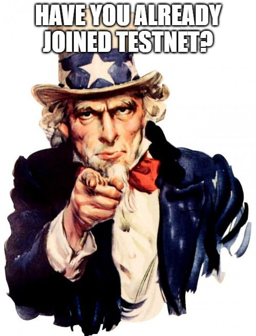 🫵 You! Yes, You! We Need You There!

🥰 Don't make Uncle Sam wait and answer the call: coinavatar.com/testnet/?utm_s…

#IncentivizedTestnet #Web3 #NFTs #DeFi