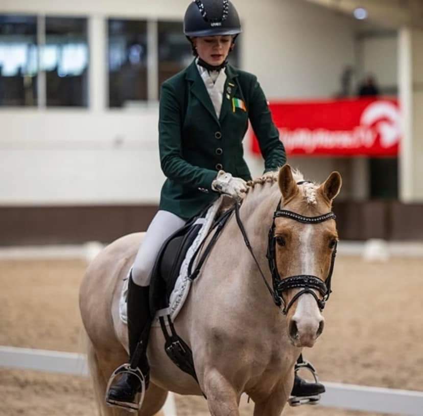 ExtraSMCN's tweet photo. Huge congratulations to @StMarysCollege 3rd Year student Laragh Byrne who on Steendieks Dali Gold placed 5th and 6th at the Addington CDIP last weekend and securing a qualifying score for European Championship 2024. Huge congratulations Laragh 👏👏🐴🐎 https://t.co/P1BZXjz3LX