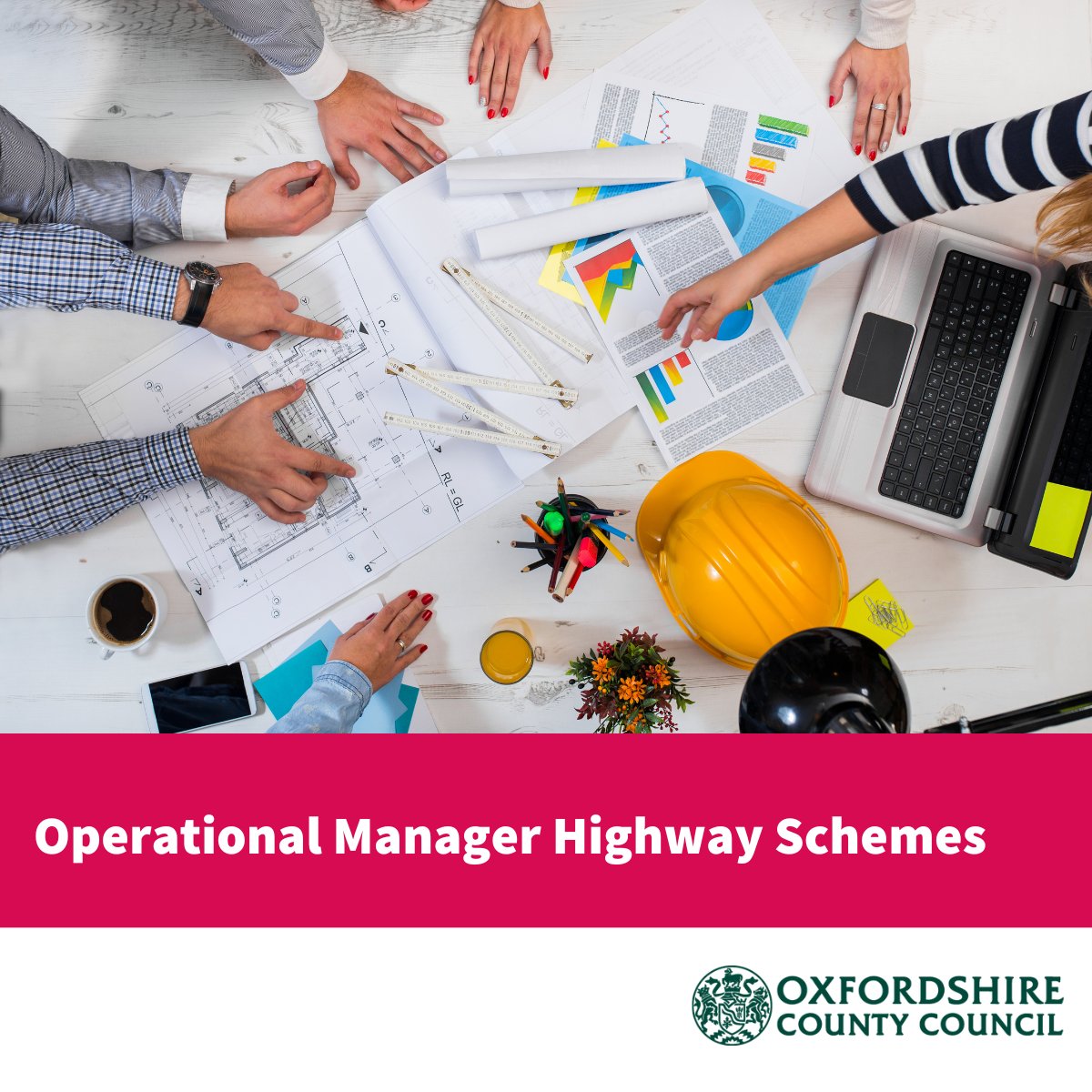 It is an exciting time to join our highways team. We're looking for an Operational Manager Highway Schemes to manage our core capital of highway maintenance an improvements.

For more information and to apply: careers.newjob.org.uk/OCC/job/Oxford…