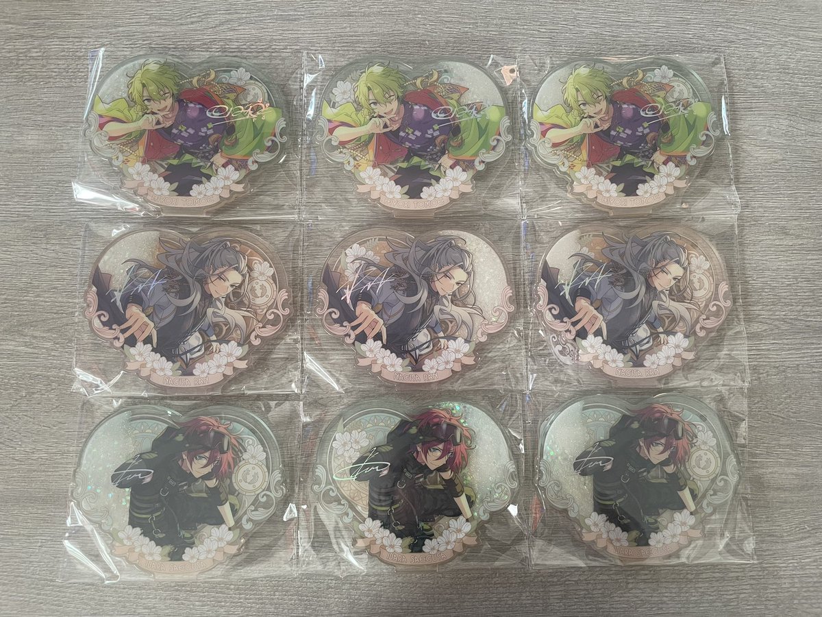 trhkacuntdesu's tweet photo. あんスタ 中国 花の契約 流砂 星之所向 アクリルスタンド ハートアクスタ 交換

【譲】画像①②
【求】花の契約/ジュン 夏目 千秋

✧日和はジュンとの交換優先
✧1点～でも可

大阪手渡し、郵送可⭕️ https://t.co/UkkbK0y126