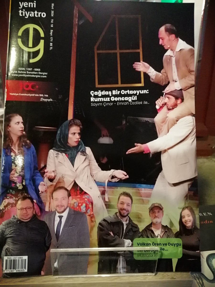 Yeni Tiyatro Dergisi'nin Mart ayı sayısını kitabevimizden edinebilirsiniz. @yenitiyatroder