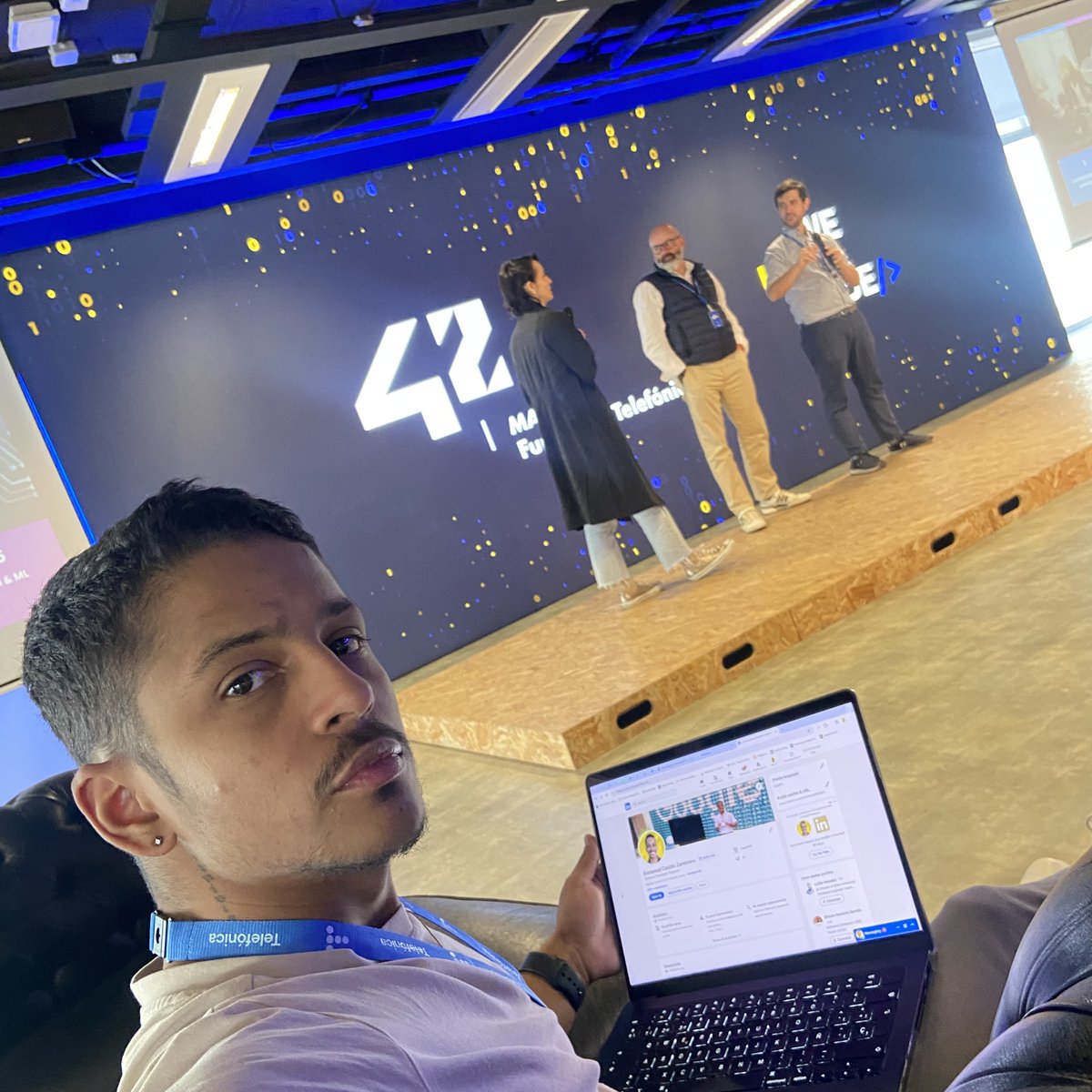 emacastillozam's tweet photo. Today we were at #Telefónica and #42Madrid in a Cloud Bootcamp kick off event addressed by #Altostratus (A part of Telefónica Tech). We learnt about how Altostratus works and all its services. We also shared value learning about #AI, #MachineLearning, #SaaS and #IaaS, #BigData + https://t.co/xdBWxXxyGb