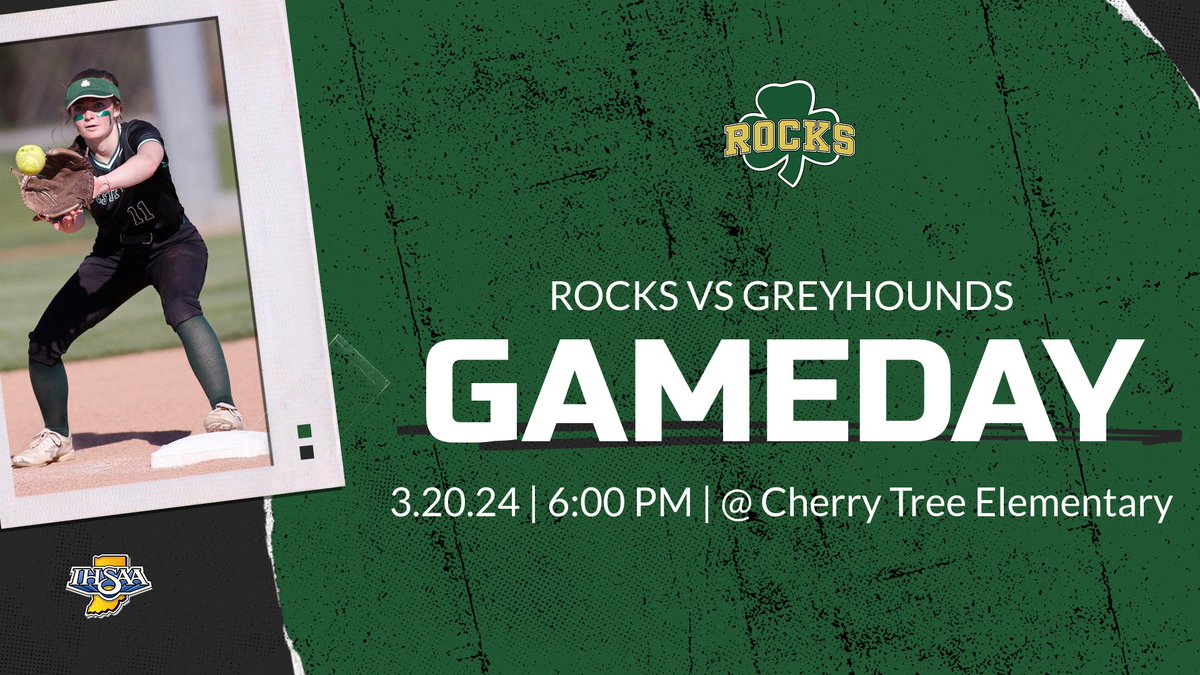 🥎GAMEDAY🥎
<a href="/Rocks_softball/">Westfield Softball</a> (JV/V)

🆚<a href="/carmelathletics/">Jim Inskeep</a> 
📍Cherry Tree Elementary School
⏰6:00 PM
🎟️gofan.co/event/1411929?…
