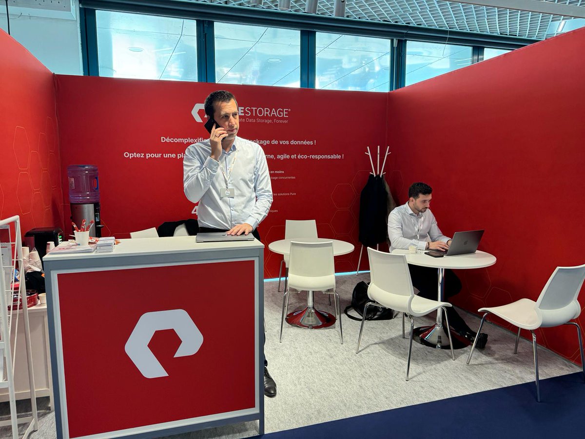Pure Storage France (@purestoragefr) on Twitter photo Retrouvez <a href="/PureStorage/">Pure Storage</a> stand C30 à l’ IT & Cybersecurity meetings jusqu'au 21 mars 🦾
Venez rencontrer nos experts et découvrez nos solutions en termes de plateforme de données 100% flash ! ⚡️
🔎 Il est encore temps de s'inscrire : bit.ly/4am9Tje
#PureStorage #ICT Retrouvez <a href="/PureStorage/">Pure Storage</a> stand C30 à l’ IT & Cybersecurity meetings jusqu'au 21 mars 🦾
Venez rencontrer nos experts et découvrez nos solutions en termes de plateforme de données 100% flash ! ⚡️
🔎 Il est encore temps de s'inscrire : bit.ly/4am9Tje
#PureStorage #ICT