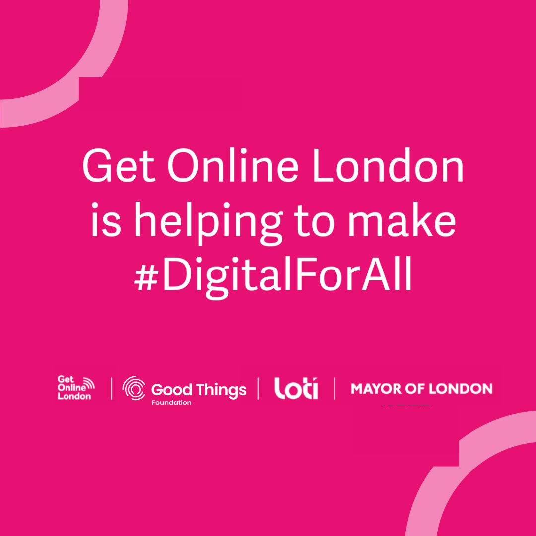 👏 @LOTI_LDN are helping to make #DigitalForAll with #GetOnlineLondon. Get Online London is empowering Londoners with free access to data, devices, and digital skills training, ensuring they're fully included in today's digital society. Learn more: bit.ly/3ZDPDnw