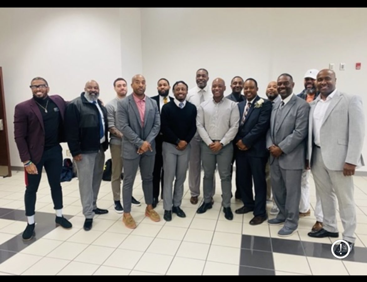 This may look impressive that all these Black males are school counselors in 1 school district, but it’s a district with close to 500 school counselors. We still have work to do #Bmsca #liftasweclimb