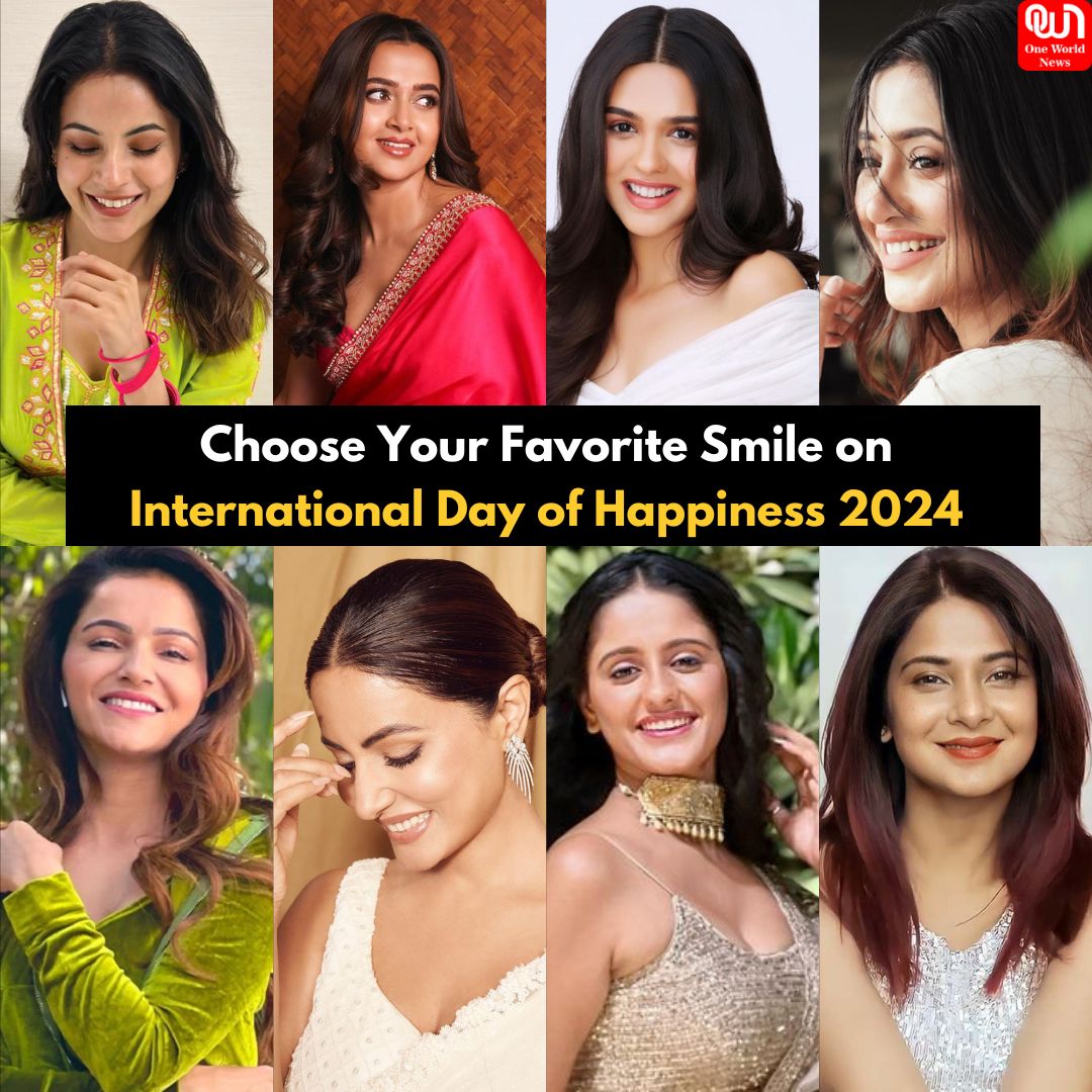 Choose Your Favorite Smile on International Day of Happiness 2024 ❤😊

#ShehnaazGill #TejasswiPrakash #ShivangiJoshi #PranaliRathod #RubinaDilaik #HinaKhan  #AyeshaSingh #JenniferWinget  #InternationalDayOfHappiness  #InternationalHappinessDay #HappinessDay #Poll