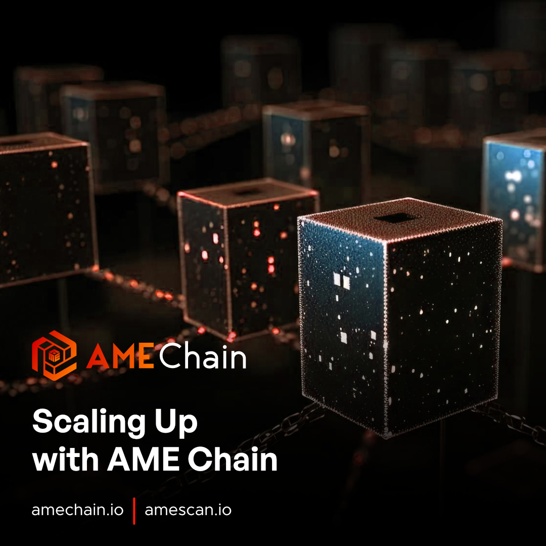 📈 Scaling Up with AME Chain: Quantum Security, EVM Compatibility, and High Performance. Ascend to new heights with AME Chain, where quantum security, EVM compatibility, and high performance converge for a boundless future. 🚀🌠 #AMEChain #Scalability #Blockchain