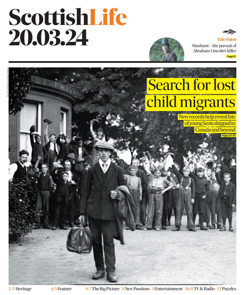 Pictures on pages A boy leaves for Canada as part of a forced emigration scheme for children in care Around 15,000 Scots left for Canada in this way Some were never heard from again. New records may give hope for families Story: shorturl.at/adxO0 @TheScotsman